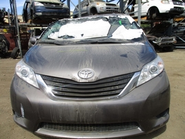 2012 TOYOTA SIENNA LE GRAY 3.5L AT 2WD Z16417